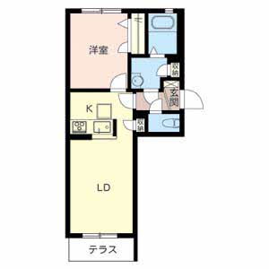 サンヒルズ阪奈 A107号室