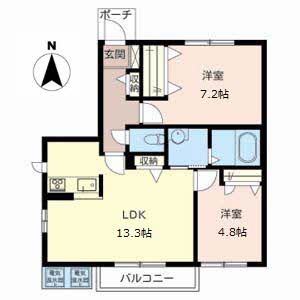 アイリス　コート　サウス S101号室