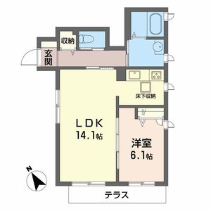 シャーメゾン黒田 0103号室