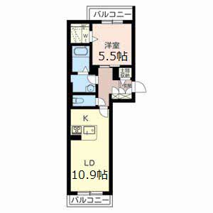 ベルデ中河原 0203号室