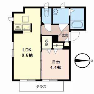 シャーメゾン彩都 0101号室