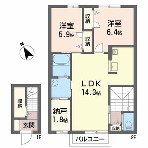 シエル　アクーユ 0202号室