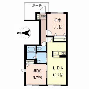 ホワイトガーデン A103号室