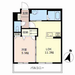 シャーメゾン住吉 0203号室