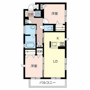 エコグリーンハウス荘園Ⅱ 0205号室