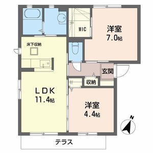 メゾン・ルテシィアⅡ 0103号室