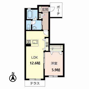 ラ・メゾンＧＯＲＹＯ 0103号室
