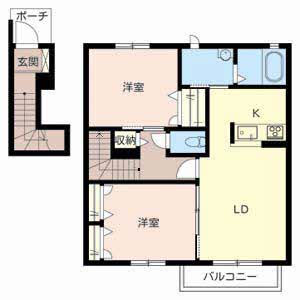 シャーメゾン稲田本町 B201号室