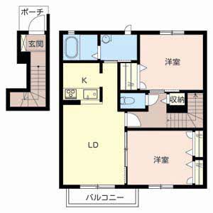シャーメゾン稲田本町 B202号室