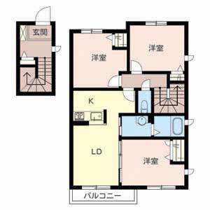 ラヴィーヌ 0201号室