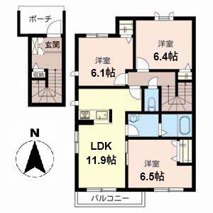 Sha Maison avenue 松ヶ丘 A A203号-3