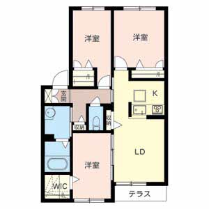 ジョイコート家七　Ｅ棟 0105号-2