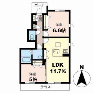 ラ・フルール 1101号-2