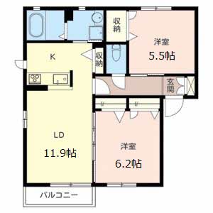ルミエール A201号-2