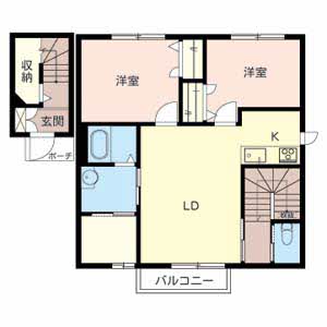 シエル・ブルー D202号室