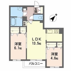 シャーメゾン　サン　ピラー 0203号室