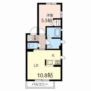カーサベルデ岡町 0201号室