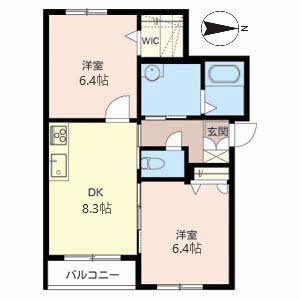 クアトロ妙心寺南 0202号室