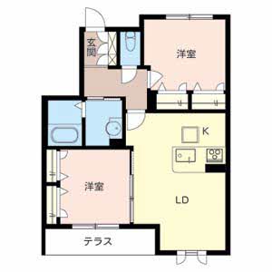シャーメゾン竹城庵 0102号室