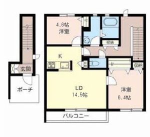 ＣＯＭＥＴＯⅢ　Ｂ棟 0202号室