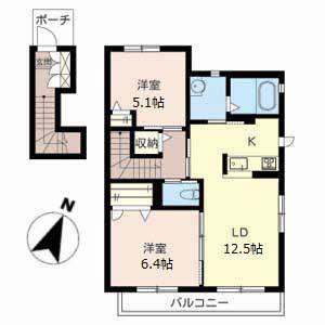 エクセラン大内 0201号室