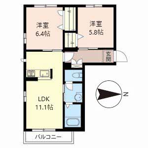 Ｂｅｌｌｅ　Ｍａｉｓｏｎ　祥鳥橋 0203号室