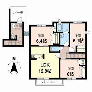 シャーメゾン　ベジュール 0201号室
