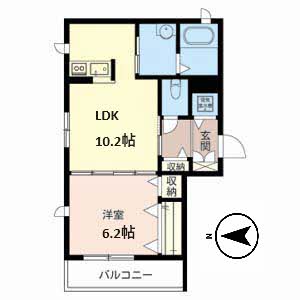 シャーメゾン里中 0303号室