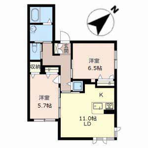 シャーメゾン芦屋親王塚 0103号室