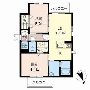 シャーメゾン芦屋親王塚 0205号室