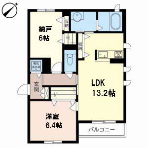 シャーメゾン　鈴蘭 0201号室