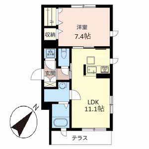 エスポワール八番館 0103号室