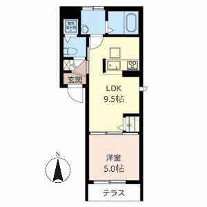 シャーメゾン東山 0102号室