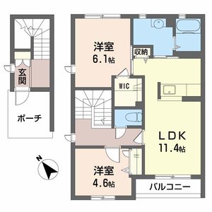 ルミナス榎原 0201号室