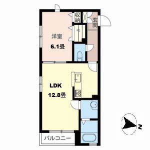 Ｓｏｌ　Ｌｅｖａｎｔｅ（ソル　レヴァンテ） 0303号室