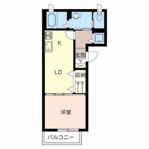 ＤＥＮ　ＦＬＡＴ　大畑町 0203号室