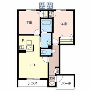 シャーメゾン　ノースブルーム 0102号室