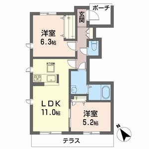 シャーメゾン　サンオンズ 0105号室