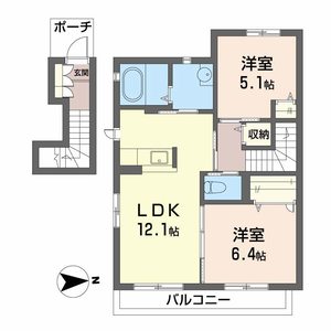 シャーメゾン紀三井寺 0202号室