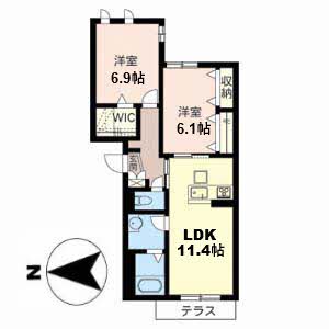 カーサ　フェリーチェ 0102号室