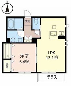 ＭＡＩＳＯＮ　ＤＥ　Ｈ　ＤＥＵＸ 0101号室