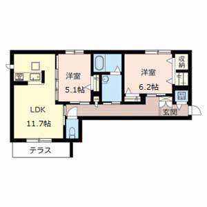 シャーメゾン　アヴニール A105号室