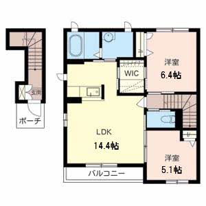 シャーメゾン有田 0203号室