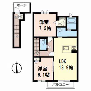 シャローム小枝Ⅱ 0202号室