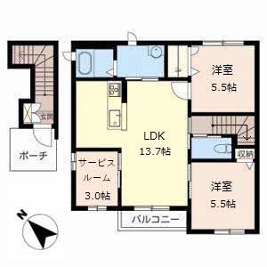 シャンソレール 0201号室