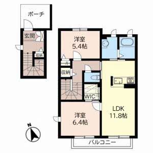 シャーメゾンガーデンズ尼崎Ａ・Ｂ・Ｃ B203号室