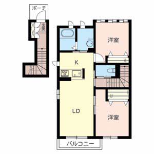 エトワール学文殿 0202号室