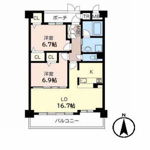 カーサ松が丘 0203号室