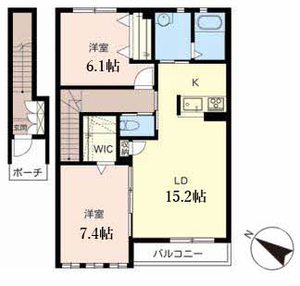 シャルマン笠山 B207号室