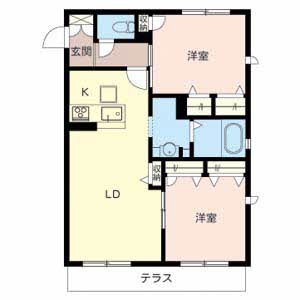 マ　シャンブル B102号室